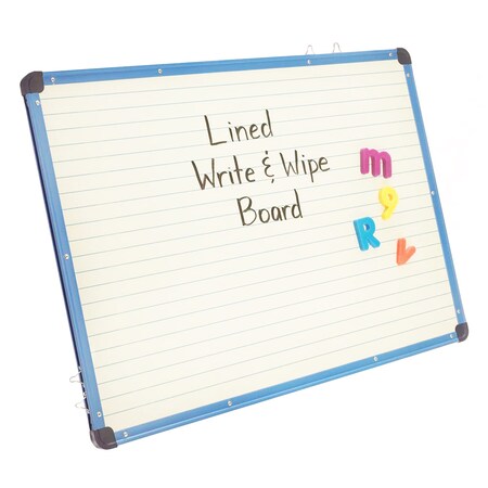 Copernicus Educational Products Magnetic Lined Dry Erase Board, 36" x 25" AC455